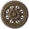 Ekena Millwork York Ceiling Medallion (Fits Canopies up to 3 5/8"), Hand-Painted Warm Silver, 21 5/8"OD x 2 1/2"P CM21YOWSS - alternate 1